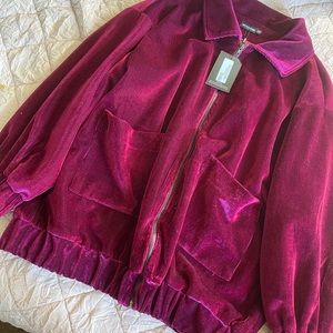 OVERSIZED JACKET FROM PRETTYLITTLETHING SIZE 10